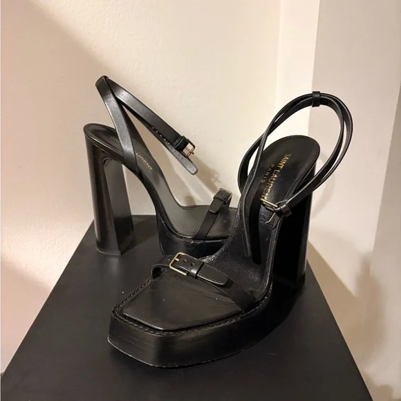 Saint Laurent Platfom Heels - Picture 2 of 5